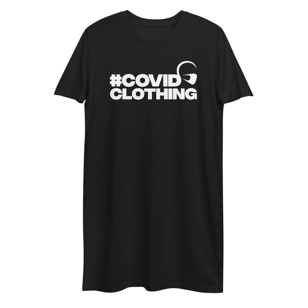 #CovidClothing Dark T-Shirt Dress