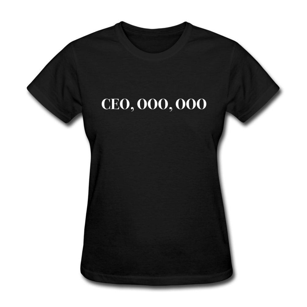 Women's CEO Money T-Shirt - black