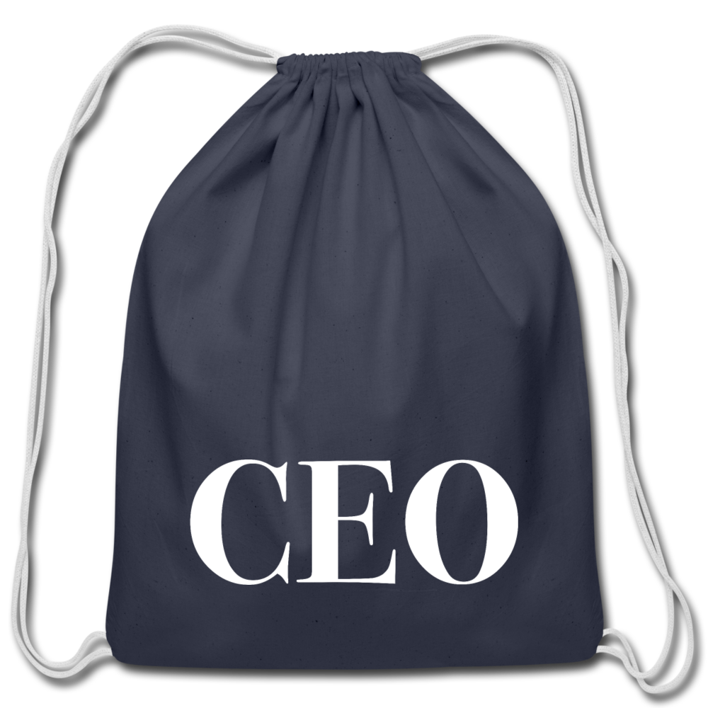 CEO Drawstring Bag - navy