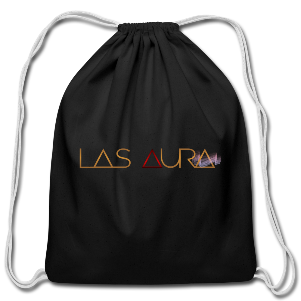 LA Legacy Cotton Drawstring Bag - black